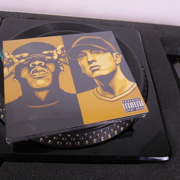 PS3 DJ Hero Renegade Edition With Case Turntable & Stand Tested Working - Picture 14 of 16